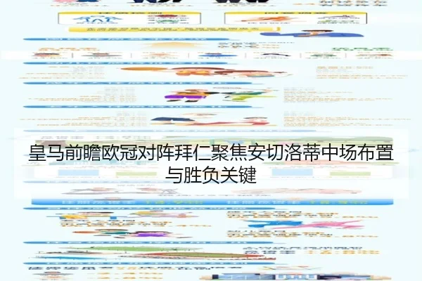 皇马前瞻欧冠对阵拜仁聚焦安切洛蒂中场布置与胜负关键 - 新闻资讯焦点报道封面图
